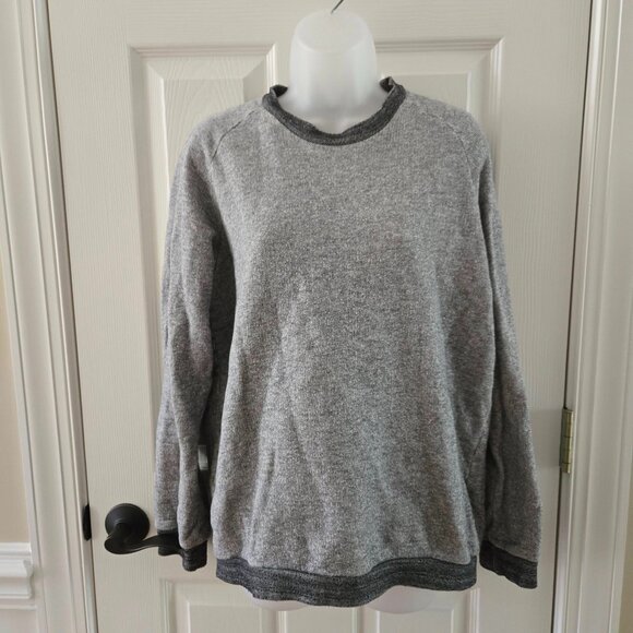 Homecore Men's Heather Grey Terry Cloth Crewneck Sweatshirt Size Medium - Picture 1 of 12